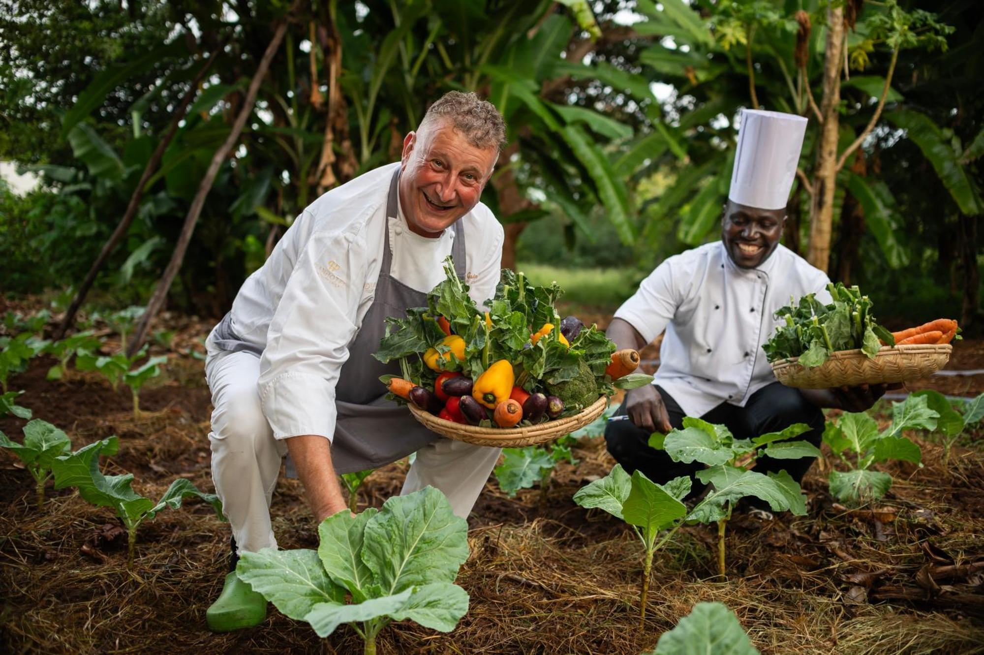 Diamonds Leisure Beach & Golf Resort Diani Beach Exterior foto Chef and his sous-chef in the kitchen garden